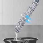 Self-Wringing Twist Mop with Microfiber Scouring Pad