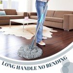 Self-Wringing Twist Mop with Microfiber Scouring Pad