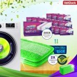 Reusable Mop Pads for Swiffer WetJet (2 Pack)