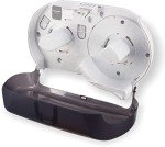 San Jamar - SJMR4000TBK R4000TBK Twin 9" Jumbo Tissue Dispenser, Black Pearl, 12" x 19" x 5.3"