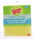 9055 Sponge Cloths - 2 Count, Pack of 12