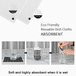 12 Pack Absorbent Swedish Dishcloths – Reusable & Odorless