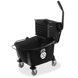 Commercial 26 Quart Mop Bucket with Side Press Wringer