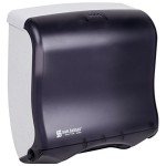 San Jamar Ultrafold Black Towel Dispenser