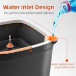 KZKR Spin Mop Bucket Set with Replaceable Pads