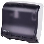 San Jamar Ultrafold Black Towel Dispenser