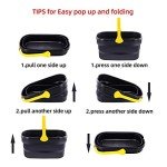 Yocada 10L Collapsible Plastic Mop Bucket