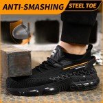 Lightweight Steel Toe Work Sneakers for Men and Women