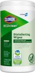 Clorox EcoClean Plant-Based Disinfecting Wipes, 75 Count