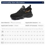 Lightweight Steel Toe Work Sneakers for Men and Women