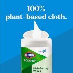 Clorox EcoClean Plant-Based Disinfecting Wipes, 75 Count