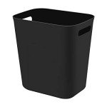 UUJOLY 3.5 Gallon Plastic Trash Can - Black