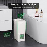 3 Pack 10L Small Trash Cans with Lids