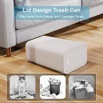 3 Pack 10L Small Trash Cans with Lids