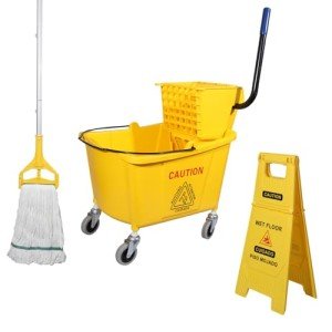 Midoneat 35 Quart Mop Bucket with Wringer Combo