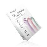 COOLJOB Reusable Rubber Dishwashing Gloves - Medium