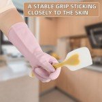 ZUIMER Reusable Dishwashing Gloves - 2 Pairs