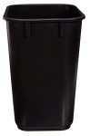 Amazon Basics 3-Gallon Black Office Wastebasket (2 Pack)
