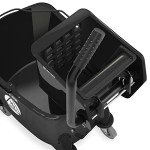 Dryser 33 Quart Side Press Mop Bucket - Black