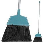 Heavy-Duty Angle Broom with Long Stiff Bristles