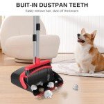 Adjustable Broom and Dustpan Set for Home