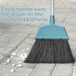 Heavy-Duty Angle Broom with Long Stiff Bristles