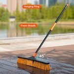 CLEANHOME 24” Heavy Duty Push Broom Brush