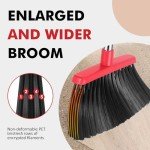 Heavy Duty 55-Inch Angle Broom for Indoor/Outdoor Use