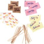 Sugar & Sweetener Packet Assortment with Stirrers (400)