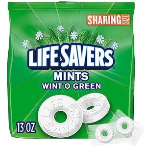 LIFE SAVERS Wint-O-Green Hard Candy, 13 oz Bag
