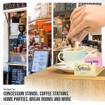 Sugar & Sweetener Packet Assortment with Stirrers (400)