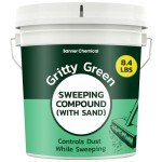 Gritty Green Dust Control Sweeping Compound – 8.4 lbs