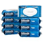 Cottonelle Flushable Wet Wipes, 8 Packs, 336 Total