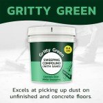 Gritty Green Dust Control Sweeping Compound – 8.4 lbs