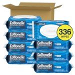 Cottonelle Flushable Wet Wipes, 8 Packs, 336 Total