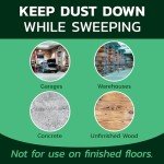 Gritty Green Dust Control Sweeping Compound – 8.4 lbs