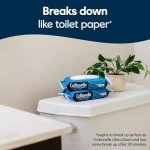 Cottonelle Flushable Wet Wipes, 8 Packs, 336 Total
