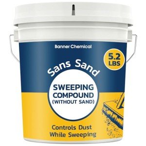 Gritless Sweeping Compound for Smooth Floors - 5.2 lbs