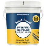 Gritless Sweeping Compound for Smooth Floors - 5.2 lbs