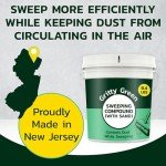 Gritty Green Dust Control Sweeping Compound – 8.4 lbs