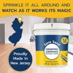 Gritless Sweeping Compound for Smooth Floors - 5.2 lbs