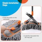 CLEANHOME Microfiber Mop for Hardwood and Baseboards
