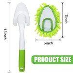 Microfiber Feather Duster with 4 Washable Cloths