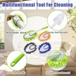 Microfiber Feather Duster with 4 Washable Cloths