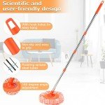 Adjustable 59" Cleaning Mop with 4 Reusable Heads