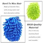 Microfiber Feather Duster with 4 Washable Cloths