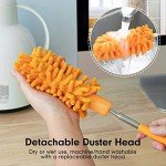 Hand Washable Microfiber Duster with Extendable Pole