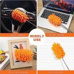 4PCS Microfiber Duster Set with Extension Pole