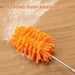 4PCS Microfiber Duster Set with Extension Pole