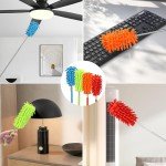4PCS Microfiber Duster Set with Extension Pole